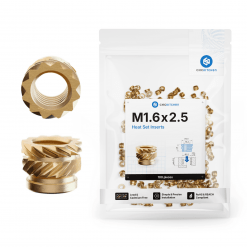 Alternative view of Gjengeinnsats for plast - M1.6 x 2.5mm, 100stk