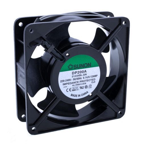 Vifte, 230V, 120mm x 38mm, Kulelager, 2850rpm