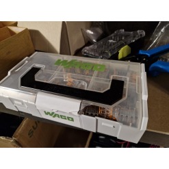 Wago 221 sortimentskrin, 255stk, skadet boks