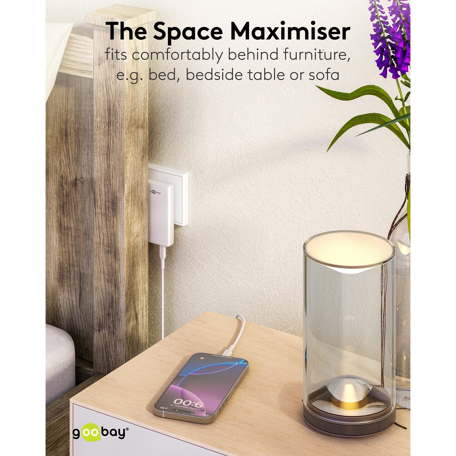 Lader, USB-PD, 65W, hvit, tynn - Bilde 4