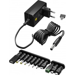 Batterieliminator, 3-12V, 1.5A, 12W