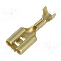 Kabelsko - 6.3mm hunn, 0.5-1.5mm²