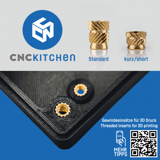 Gjengeinnsats for plast - M6 x 12.7mm, 20stk - Bilde 3