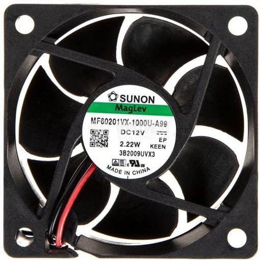 Vifte, 12V, 60 x 20mm, MagLev, 5700rpm