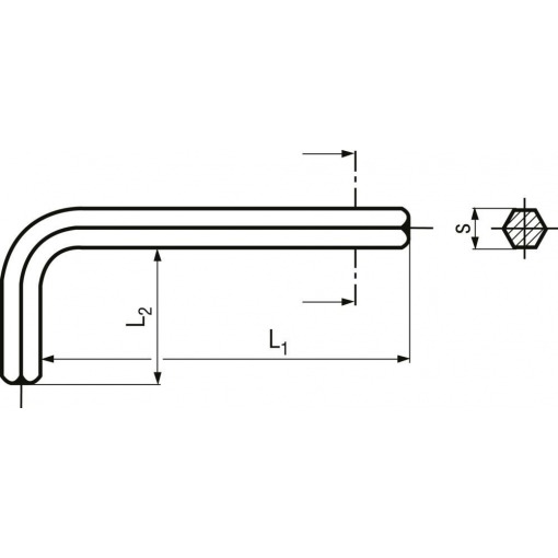 Unbrakonøkkel, 4mm - Bilde 2