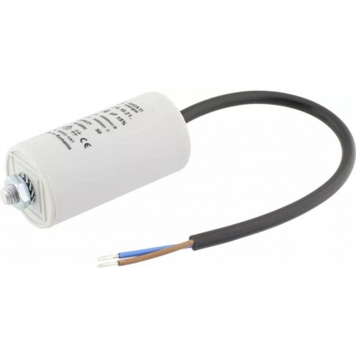 Kondensator - drift, 1.5uF, 470V, ledning, boltfeste