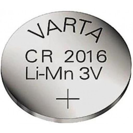 Batteri - CR2016, 3V, Varta