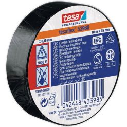 Tape - Isolasjonstape, 15mm x 10m, svart
