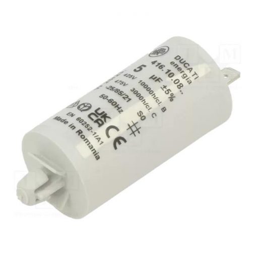 Kondensator - drift, 5uF, 475V, kabelsko, push-in