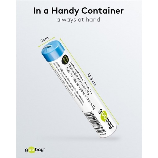 Loddetinn - blyfritt, 1mm, 17g - Bilde 4
