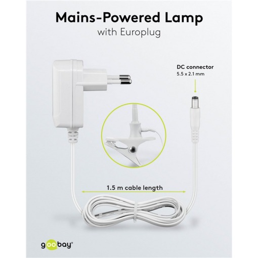 Lumpelampe, 480LM, 1.75x forstørrelse, LED - Bilde 4