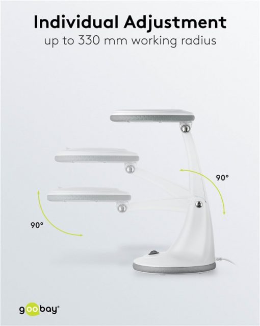 Lumpelampe, 450LM, 1.75x forstørrelse, LED - Bilde 6