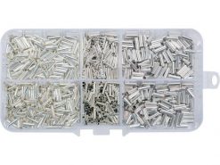Endehylse-sett, 0.5mm2-2.5mm2, 1000stk, uisolert
