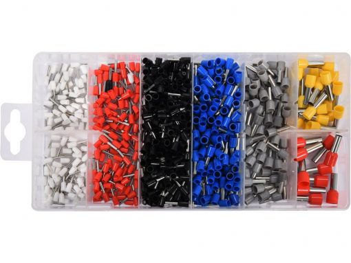 Endehylse-sett, 0.5mm2-10mm2, 685stk