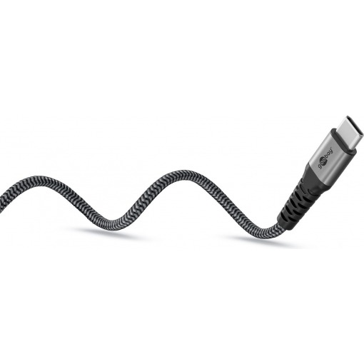 Kabel - USB C-2xC, 60W, 1.5m, metallplugger, 2-i-1 - Bilde 12
