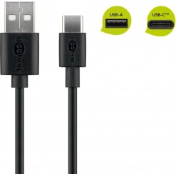 Alternative view of Kabel - USB A-C, 15W, 2m
