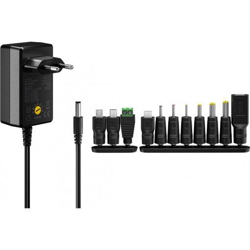 Batterieliminator, 3-12V, 2.25A, 27W - Bilde 4