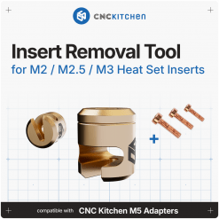 Insert removal tool, for M2, M2.5 og M3 (V2)