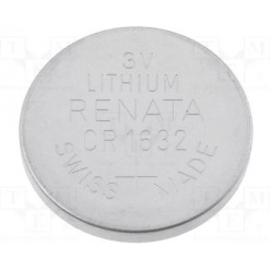 Batteri - CR1632, 3V, Renata, 1stk