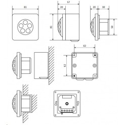 Alternative view of Hastighetsregulator for 1-fas motor, 2.5A