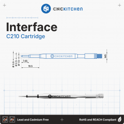 Alternative view of Loddespisser til gjengeinnsatser, C210