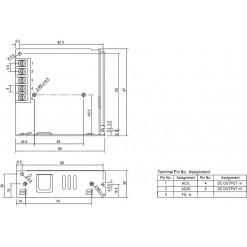 Alternative view of Strømforsyning, 12V, 72W