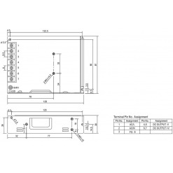 Alternative view of Strømforsyning, 12V, 102W