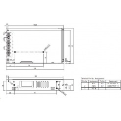 Alternative view of Strømforsyning, 12V, 150W