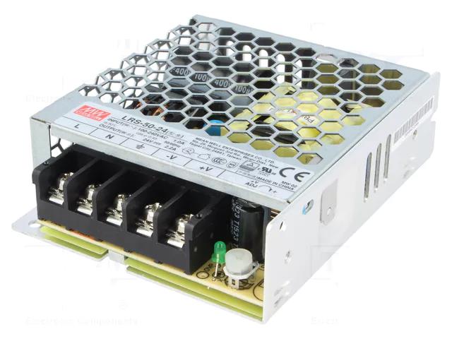 Strømforsyning, 24V, 50W