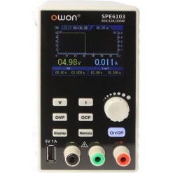 Programmerbar strømforsyning, 0-60V, 0-10A, 300W